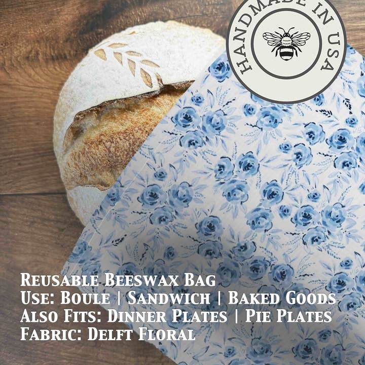 Five Oaks Farm – Großhandel Verpackung/Beutel zur Aufbewahrung von Lebensmitteln – Brotbeutel | Bienenwachsbeschichtet5