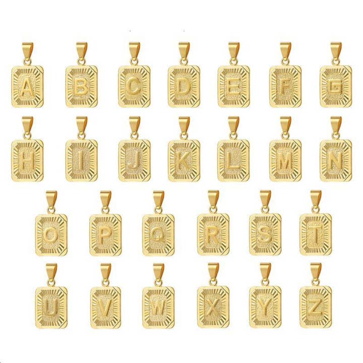 Kismet Showroom - Wholesale Pendant/Charm Necklace - Honey Initial Necklace46