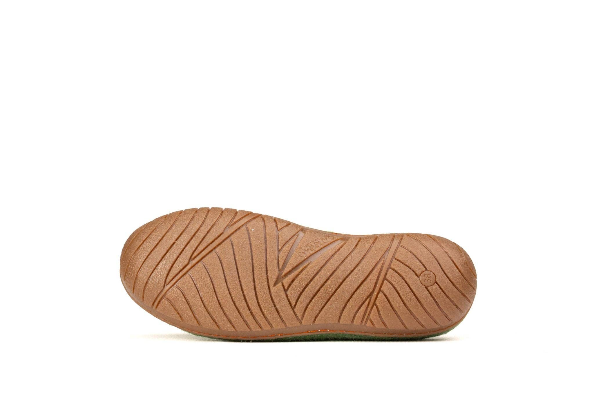 Woollyes Inc - Wholesale Slippers - Unisex - Outdoor Open Heel Slippers With Rubber Sole - Green4