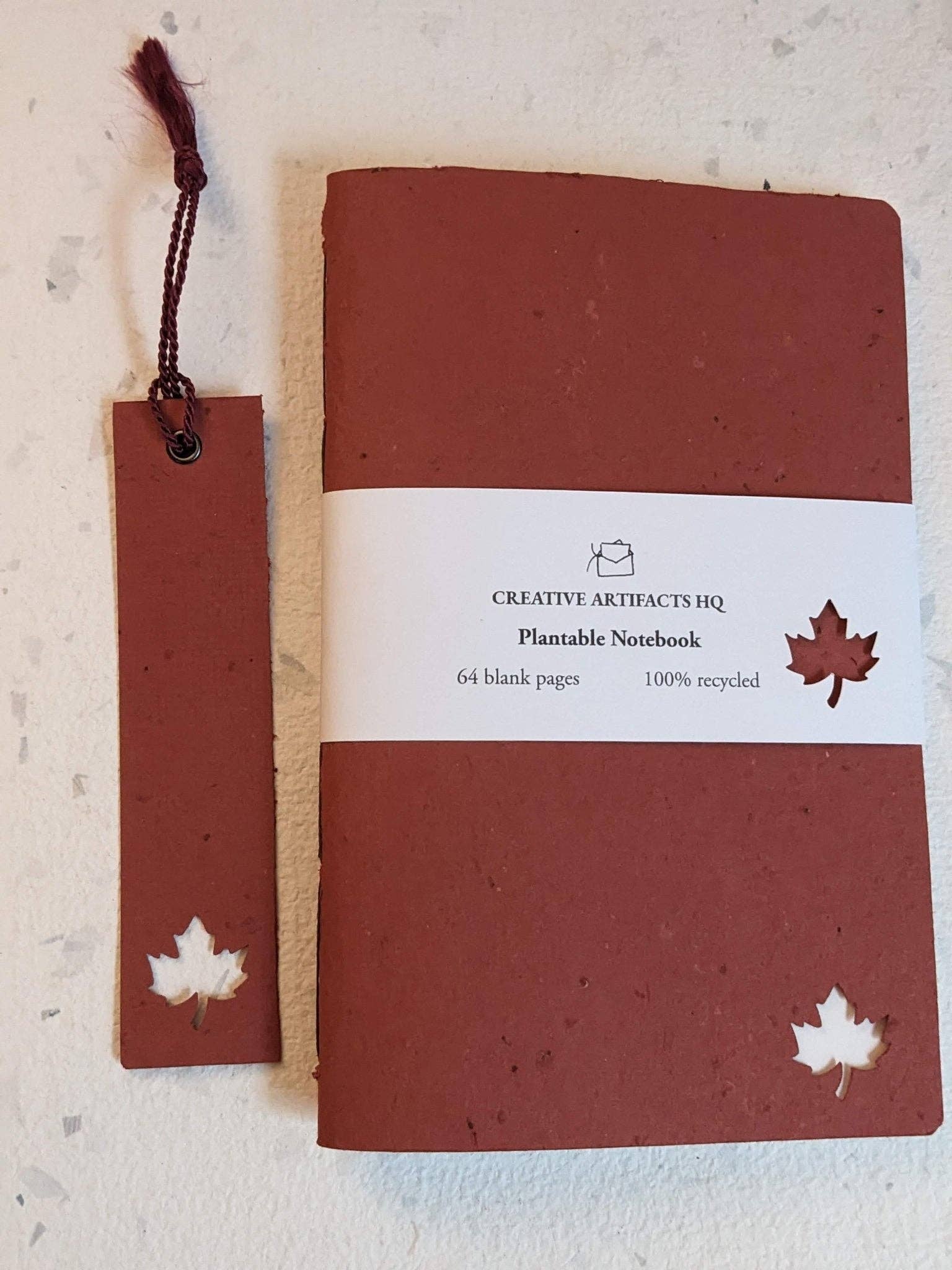 Creative Artifacts HQ - Wholesale Notebook - Plantable Cotton Notebooks | Maple Leaf | Limited Edition4