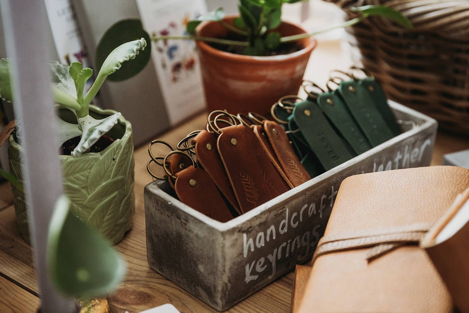 Lucas Ruth - Wholesale Keychain - Unisex - Floral Leather Keyrings Key Fobs1