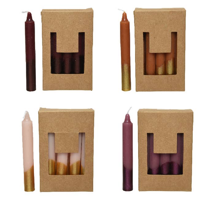 Giftbox of 10 Candles wax dipped metallic more colors availa and other Purchase Wholesale objet décoratif. Free Returns & Net 60 Terms on Faire trending on Faire.