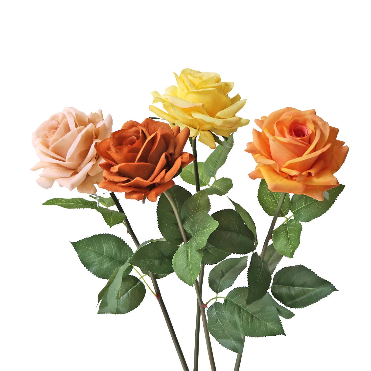 Angel Isabella – Flores artificiais por atacado – Rosa premium realista com toque natural, flor grande de 74 cm5