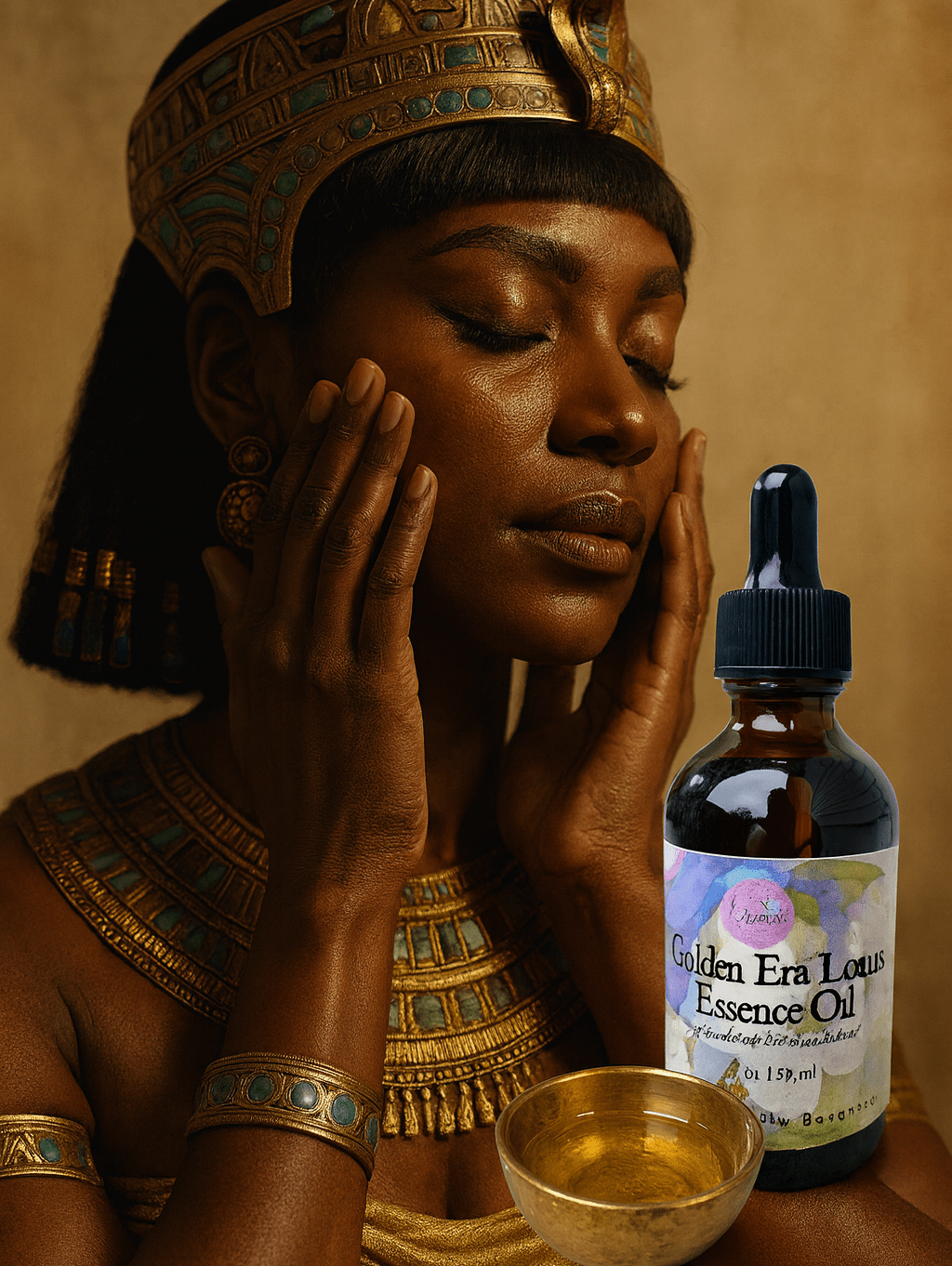 KAM Family Botanics - Wholesale Facial Oil - Golden Era Lotus Essence Oil1