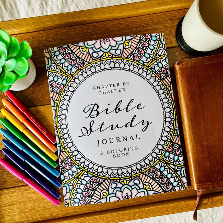 Scripture and Grace - Wholesale Journal/Diary - Chapter by Chapter Bible Study Journal and Coloring Book8