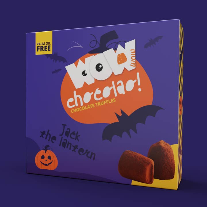 Jack the Lantern - Halloween Udgave - Chokoladetrøfler for engroshandel hos WOW Chocolao! - UK Warehouse