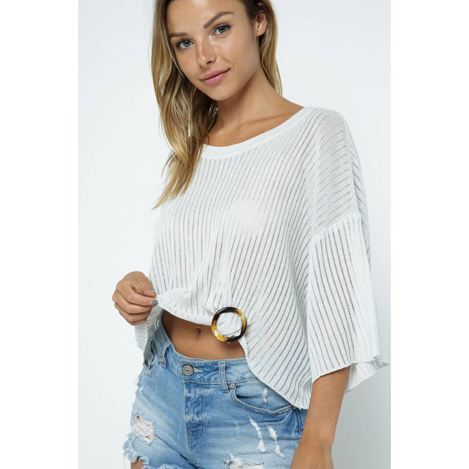 Verte - Wholesale Knit Top - Women's - KNIT CROP TOP_788-4306933