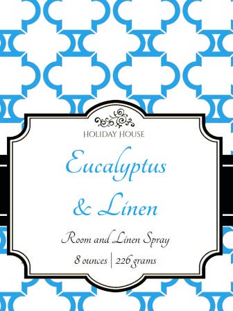 Eucalyptus & Linen Room Spray for wholesale by Holiday House Interiors