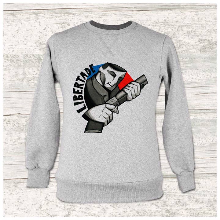 Sweatshirt à col rond Libertade pour homme pour la vente par Collecteeve