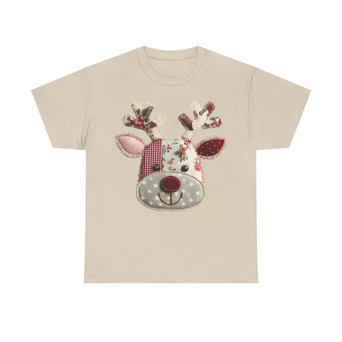 NVC Ecommerce LLC – Engroshandel Grafisk t-shirt - Dame – Jule Rensdyr T-shirt, Patchwork Jule Sweatshirt1