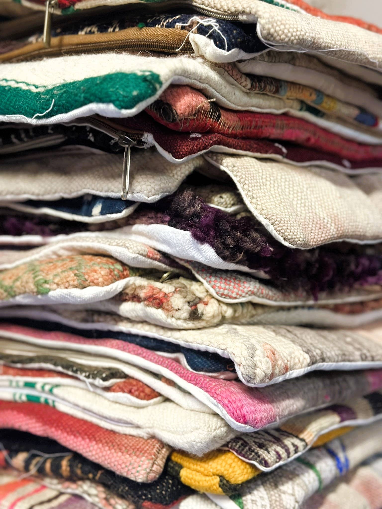 SOUK in the CITY - Vendita all'ingrosso Fodera cuscino decorativo - Set promozionale di 10 federe riciclate berbere13