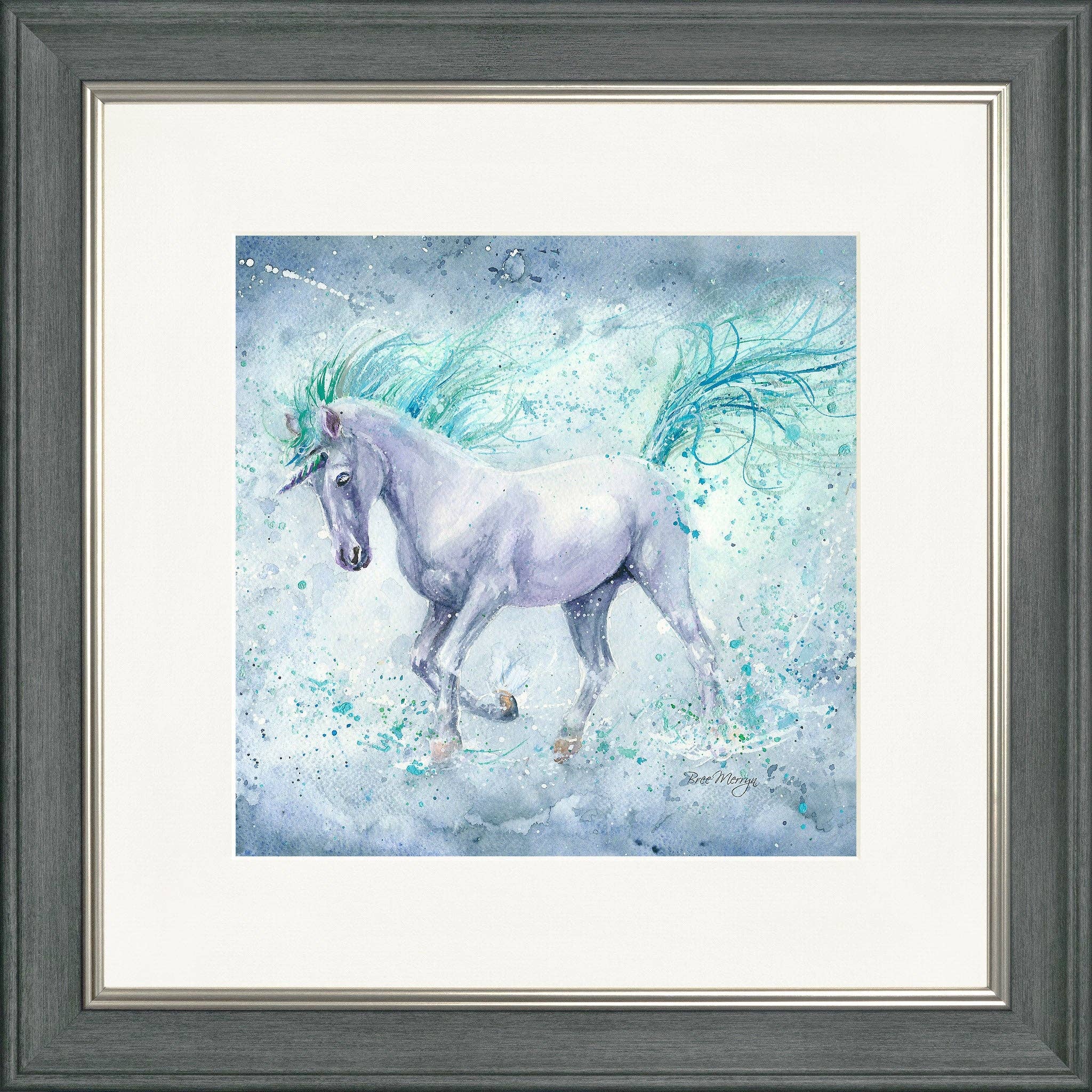 Bree Merryn Art Ltd - Wholesale Kunstprint - Silvermist vierkante ingelijste afdruk (13" of 19")4