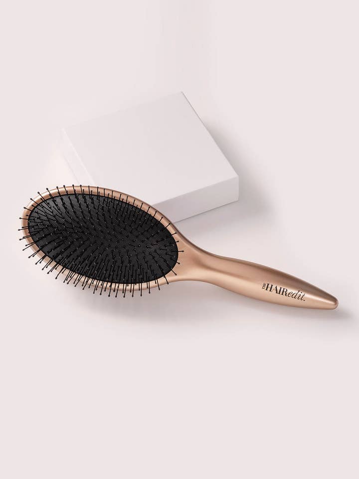 Smooth & Polish Detangling Brush - Gold for wholesale by The Hair Edit