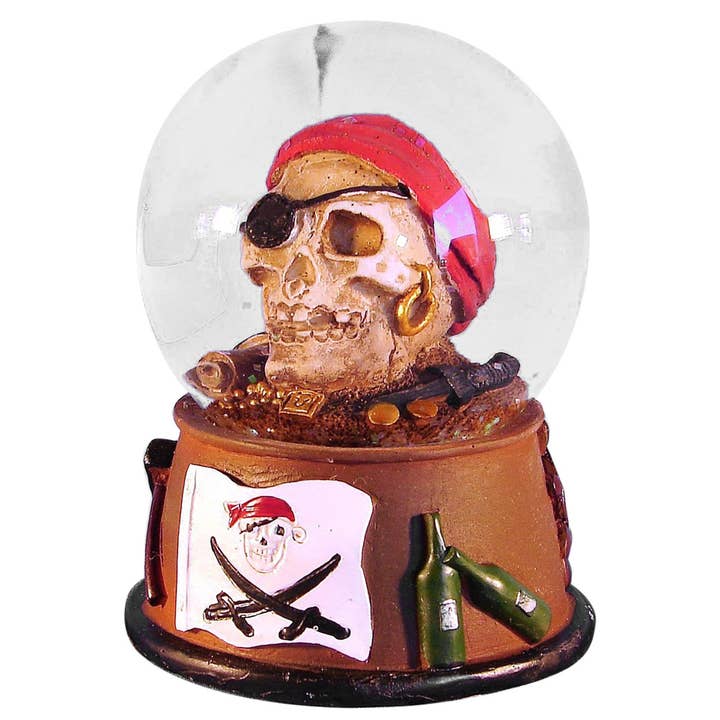 Sea Creations - Wholesale Snow Globe - Pirate Globe 65mm