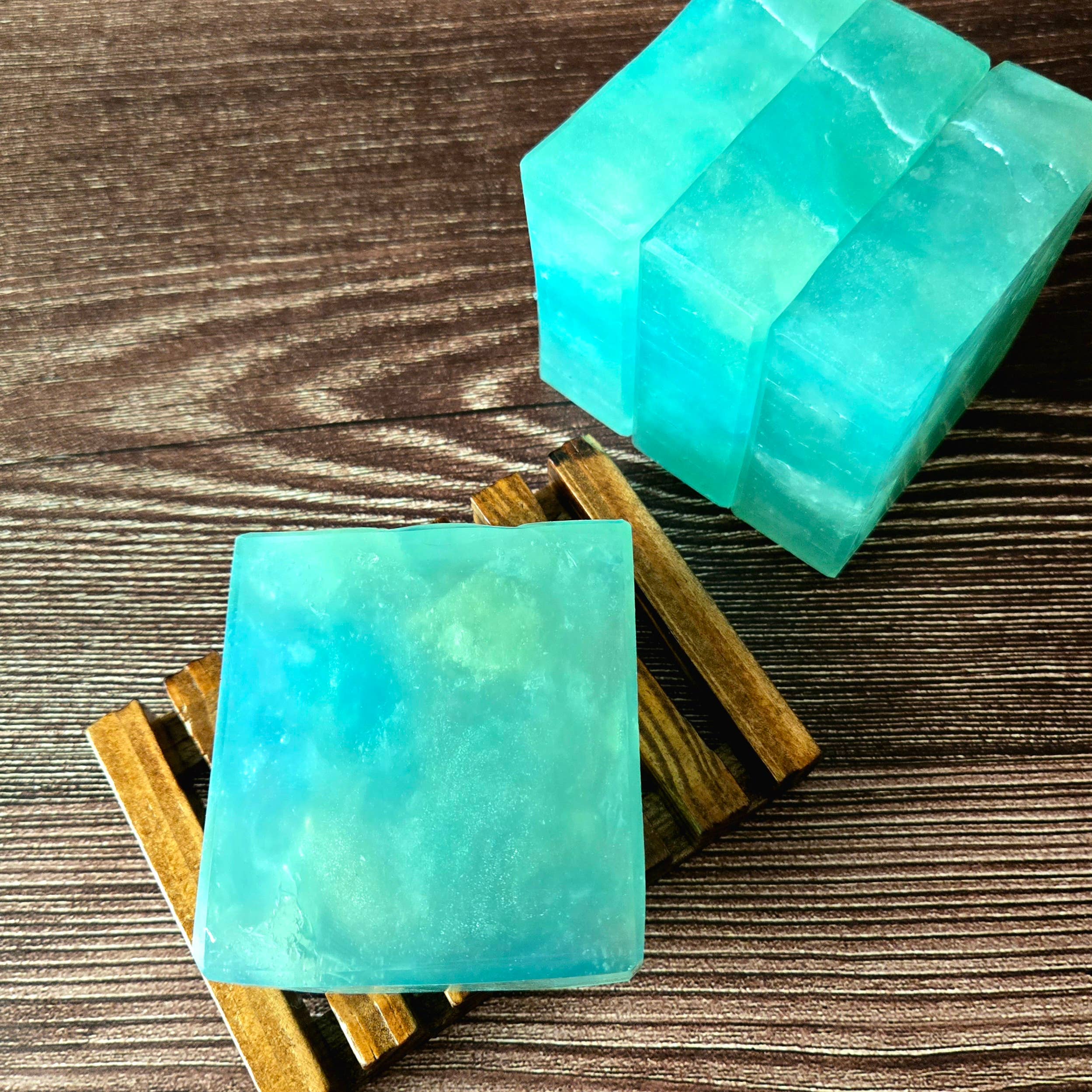 Pretty Soap Co. - Wholesale Bar Soap - Sea Glass Glycerin Soap | Clean Citrus and Ocean Scent3