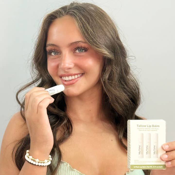 My Flexy - Wholesale Lip Balm - Tallow Lip Balm - 3 Pack3