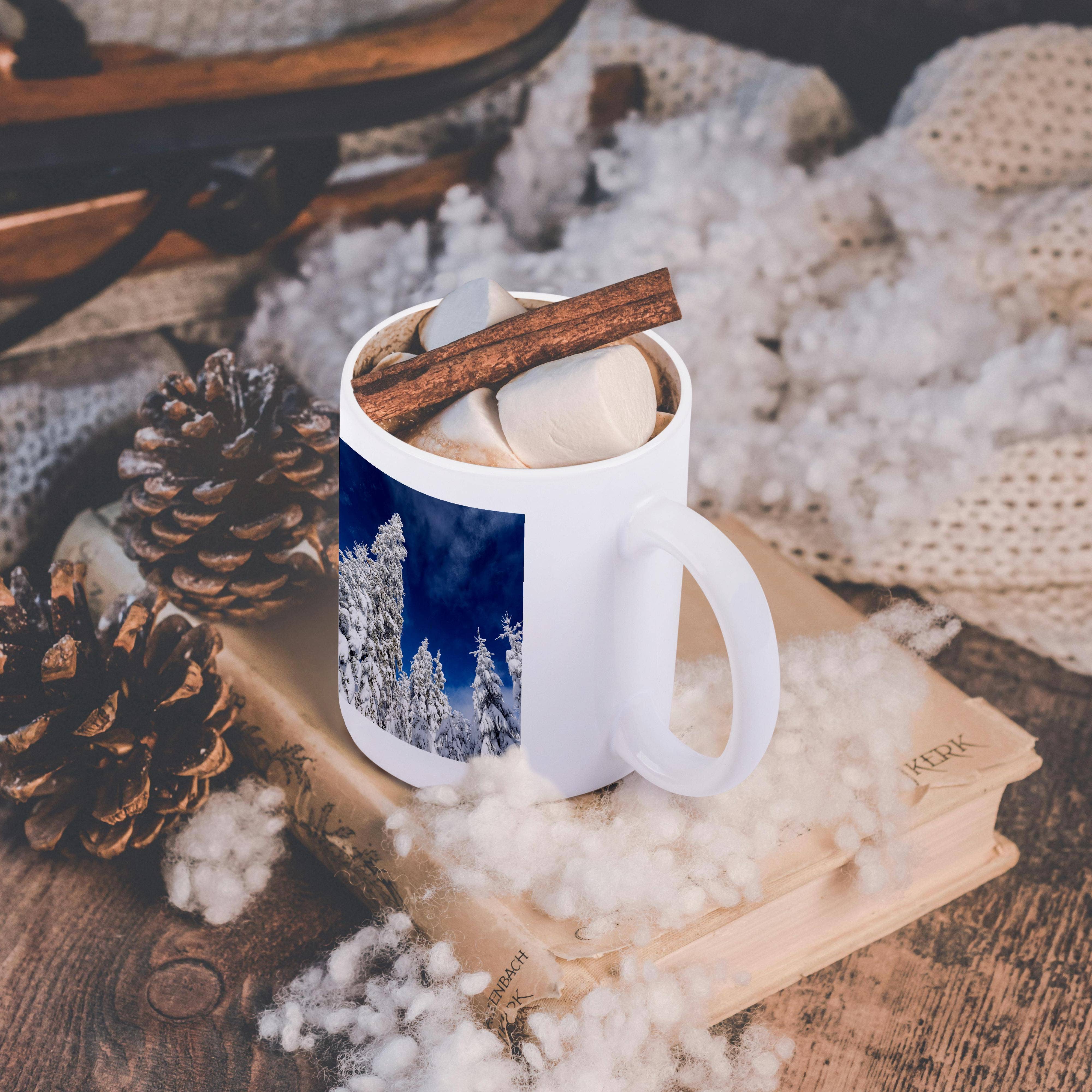 3dRose – wholesale Coffee mug – 3dRose, Snowy forest in the NP Bavarian Forest in winter. Bavaria, Germany, Mug11