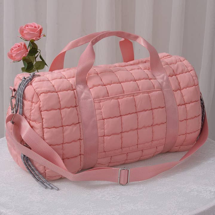 MiMi Wholesale - Wholesale Weekender Bag - Women's - QP774 Quilted Puffer Weekender/Duffel Bag26