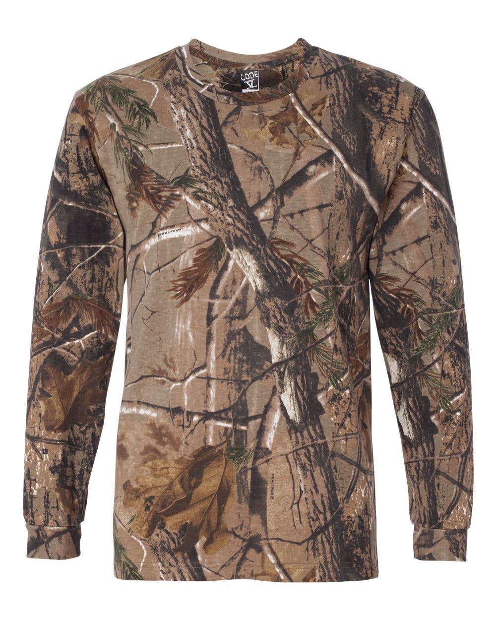 Lucky Avocado - Wholesale Shirt - Unisex - Realtree Camo Long Sleeve T-Shirt0