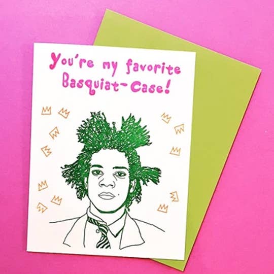 Smitten Kitten - Wholesale Everyday Greeting Card - RIP Jean-Michel Basquiat Card2