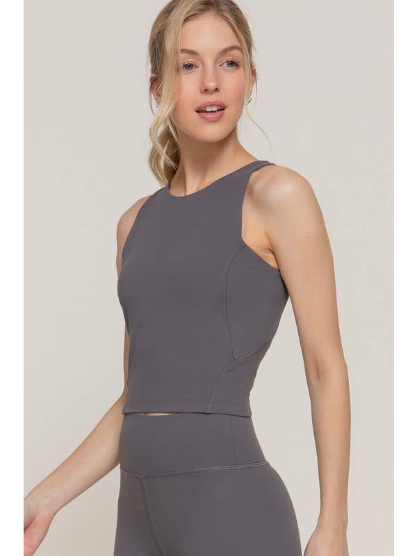 Vanilla Monkey - Wholesale Knit Top - Women's - Halter Neck Workout Crop Top3