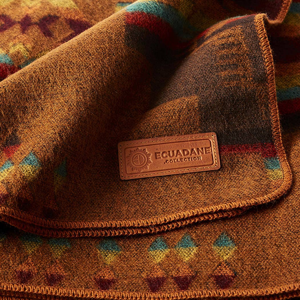 Ecuadane - Vente Couvre-lit - Couverture de montagne de style bohème occidental, literie amérindienne5