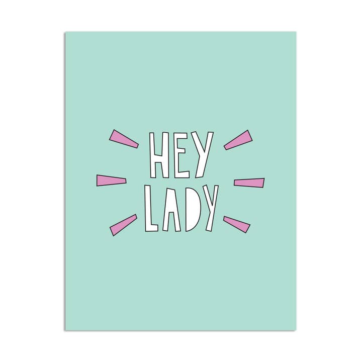 289 - Hey Lady - A2-kort for engroshandel hos Near Modern Disaster