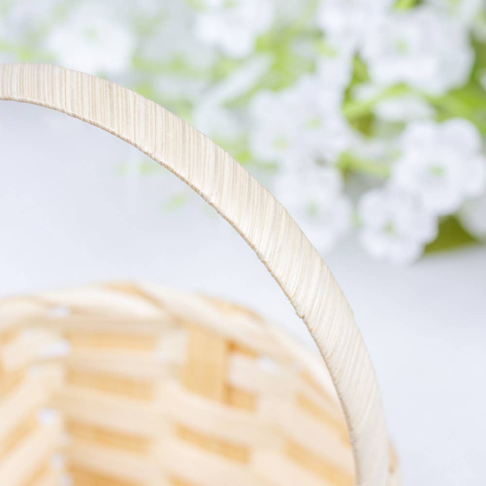 Factory Direct Craft - Wholesale Basket - Mini Woven Bamboo Basket with Handle 3