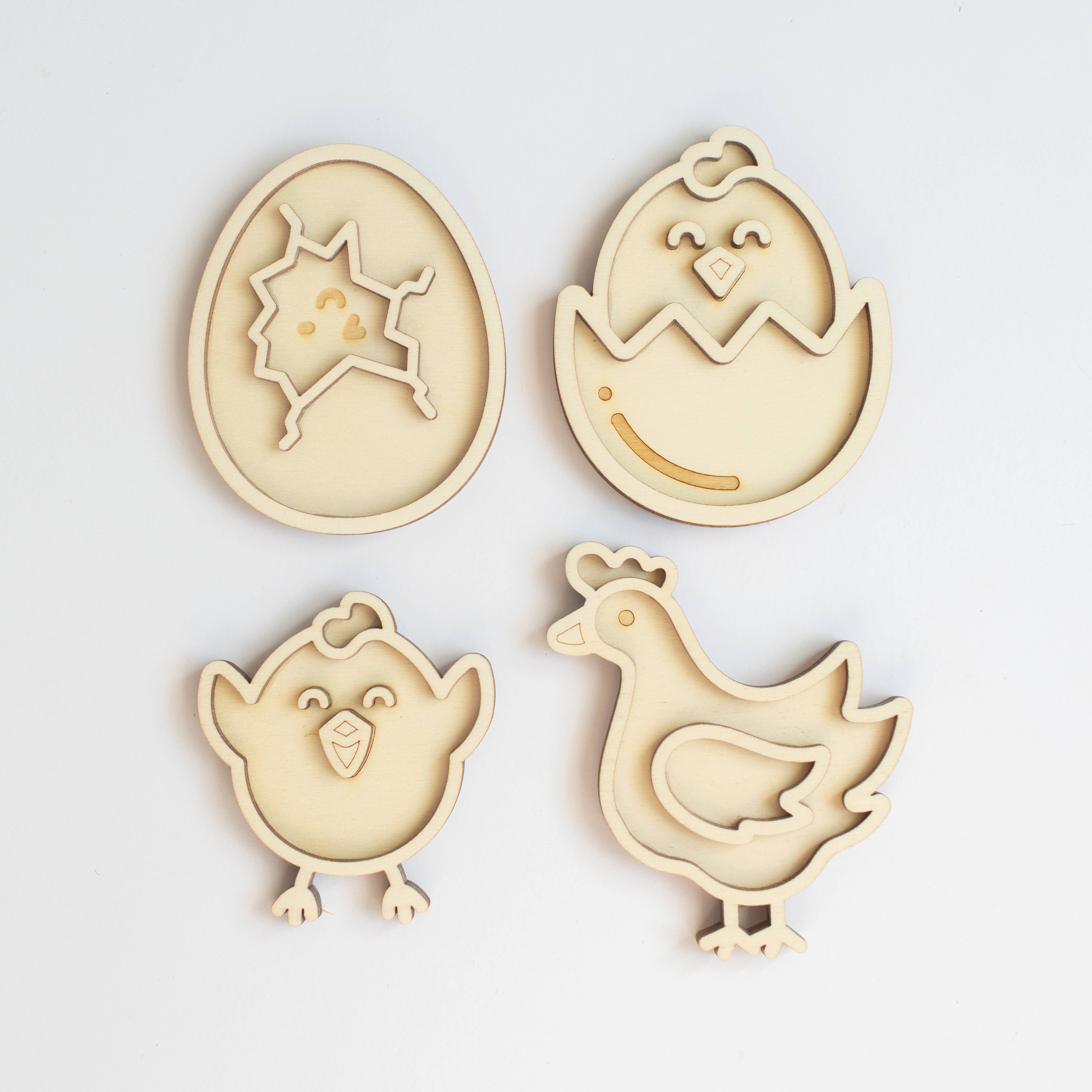 Studio de Rijk - Wholesale Toy Set - Kids - Play tray mini set - Cycle chicken0