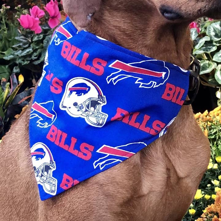 Koa's Ruff Life - Wholesale Pet Bandana - Dog - Buffalo Bills Bandana - Football Collection0
