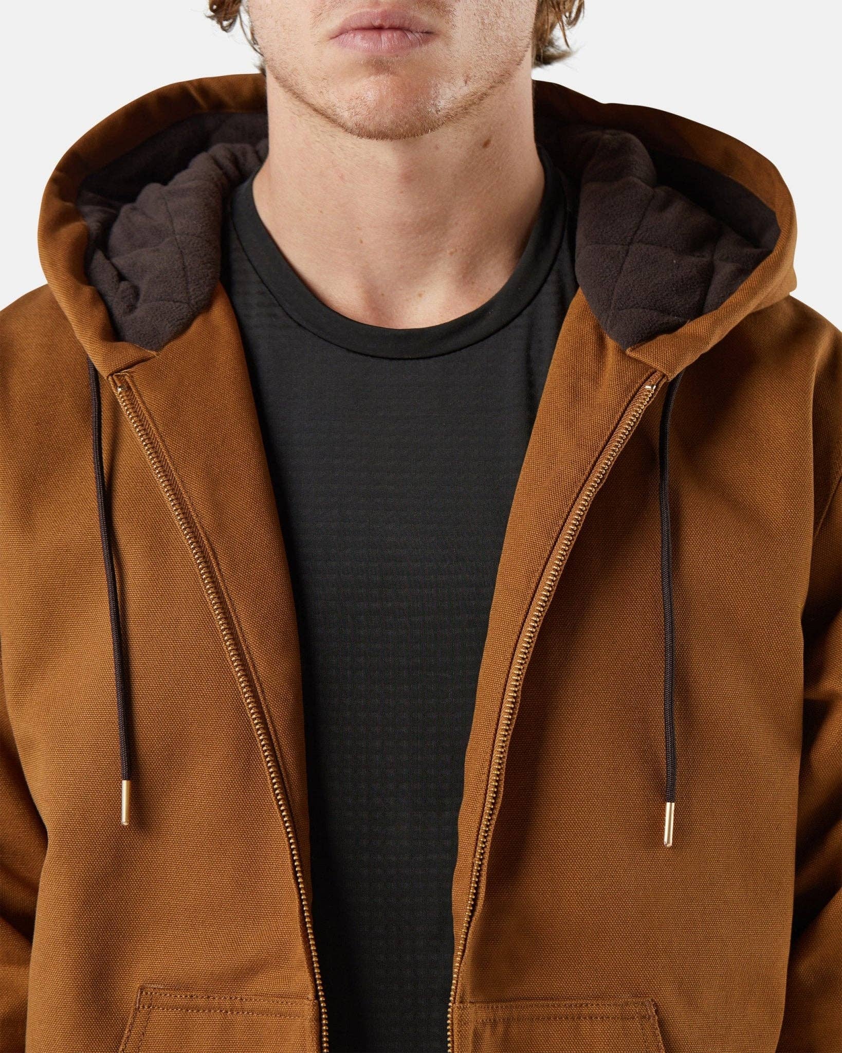 BAD WORKWEAR - Wholesale Jacket - Men's - BAD MICHIGAN™ HEAVY-DUTY COTTON CANVAS HOODED JACKET15