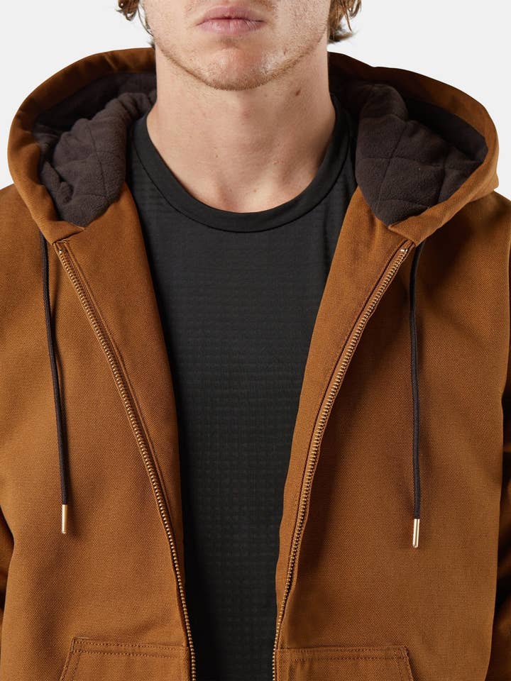 BAD WORKWEAR - Wholesale Jacket - Men's - BAD MICHIGAN™ HEAVY-DUTY COTTON CANVAS HOODED JACKET15