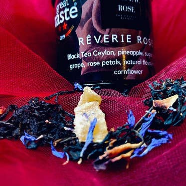 Thés Lac Rose – Engroshandel Løs te – Reverie Rosee - Rose, blå kornblomst sort te (40G Tin)