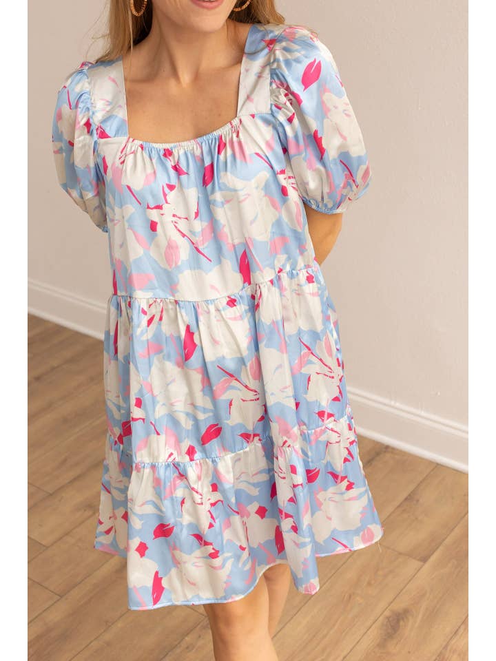 Light Blue Cerulean Blossom Dream Dress for wholesale on Faire