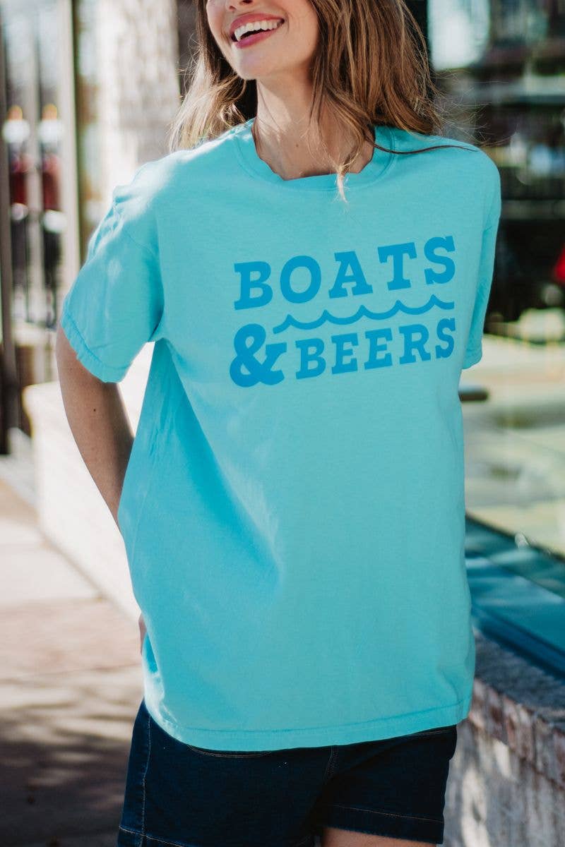 Katydid - Vendita all'ingrosso Maglietta serigrafata - Donna - Maglietta Grafica Barche & Birre5