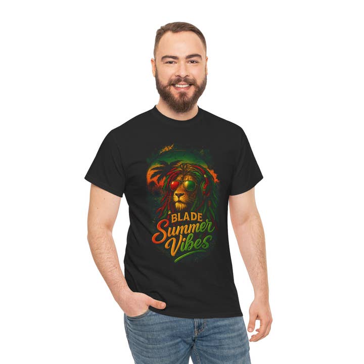 Rasta Lion T-Shirt for wholesale by Blade Infiniti LLC