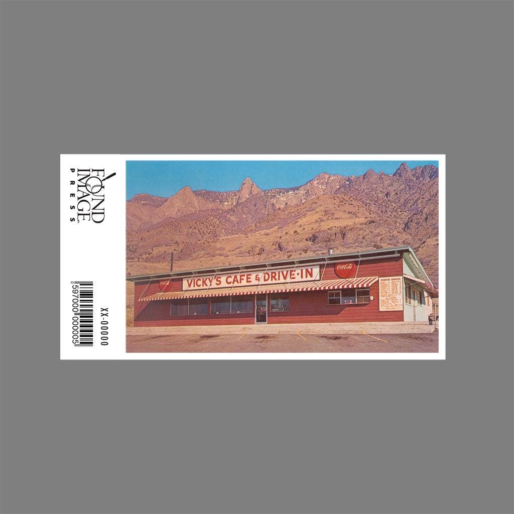Found Image Press - Wholesale Sticker - Sticker RS-430 Vicky's Cafe and Drive-In1