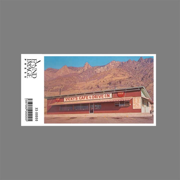 Found Image Press - Vente Autocollant - Autocollant RS-430 Café et Drive-In de Vicky1