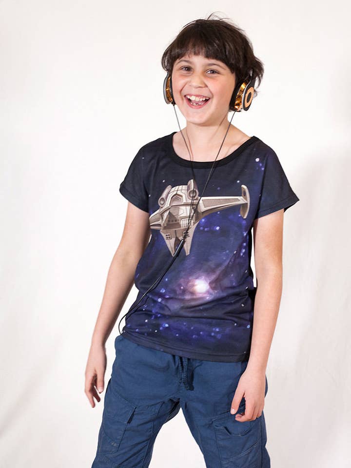 Deezo kids - Wholesale Screen-printed t-shirt – Kids - Space Tee1