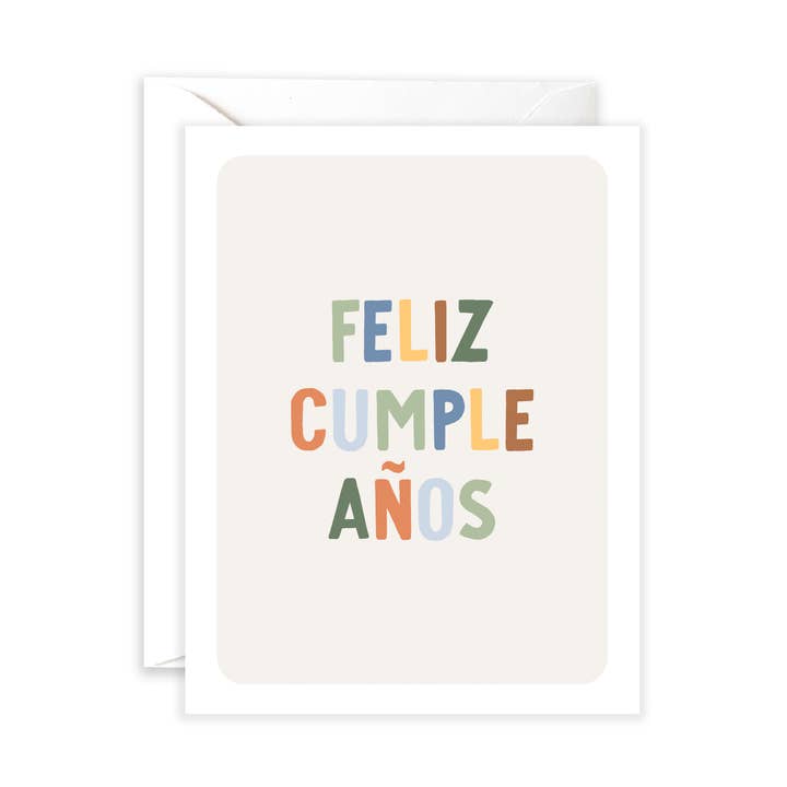 Feliz Cumpleanos Greeting Card for wholesale by Isabella MG