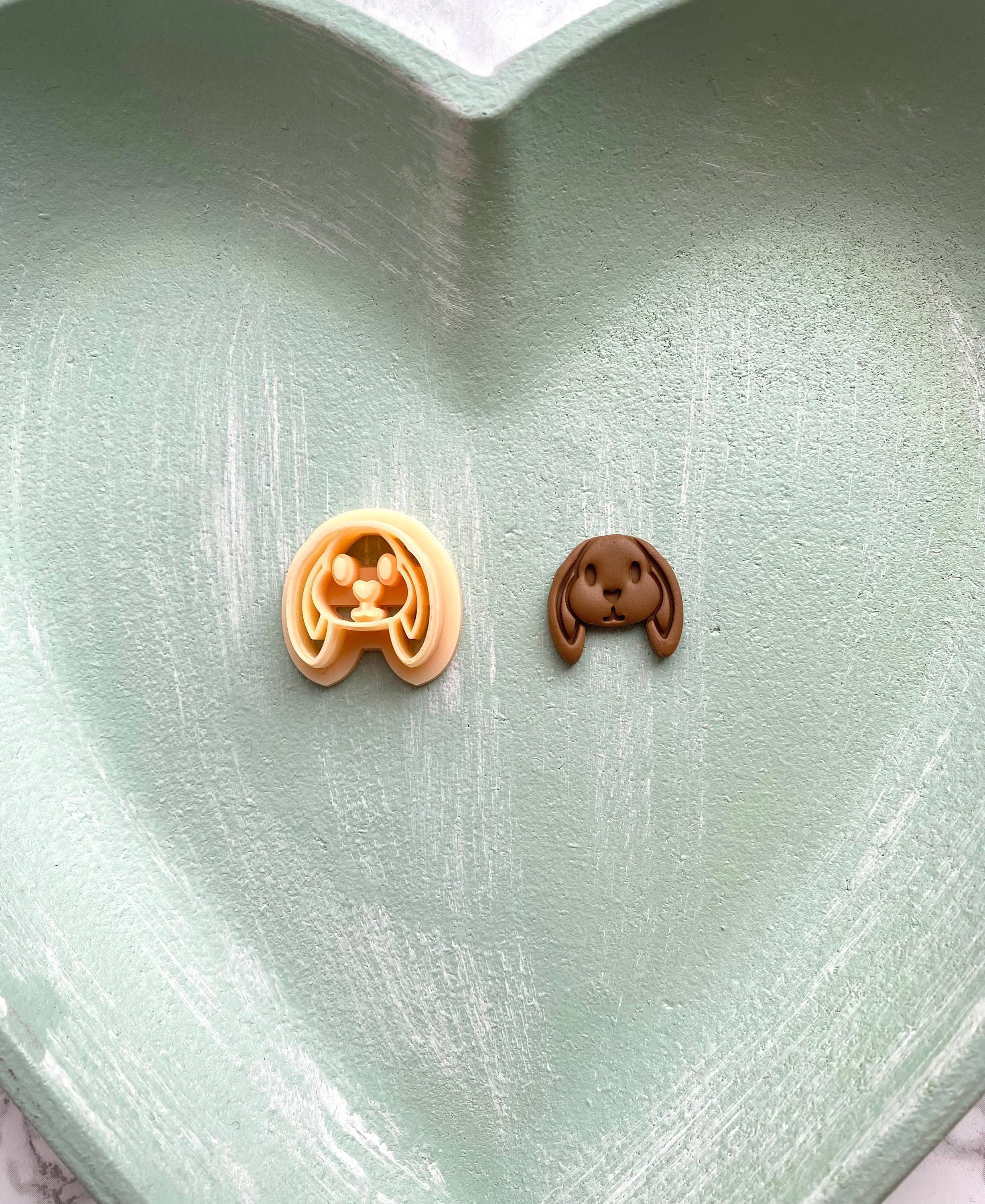 EllaRaeMouldsVinyls – wholesale Hantverkstillbehör – Floppy Ear Bunny Clay Cutter1