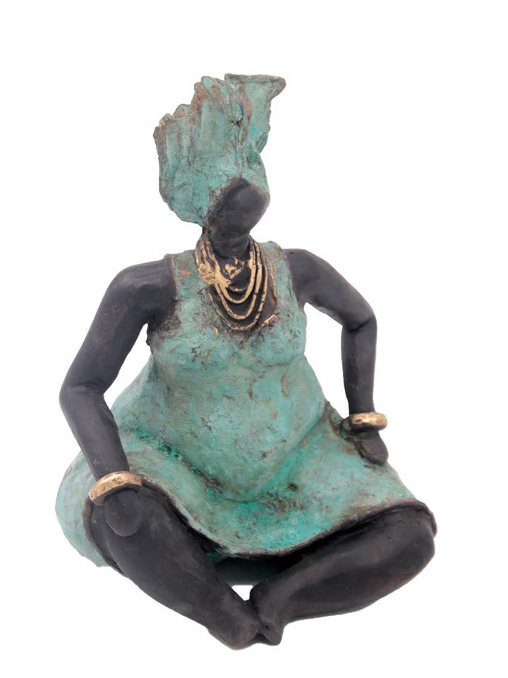 Bronzo Big Mama 25 cm turchese n°1 per la vendita all'ingrosso da parte di Lafi Bala