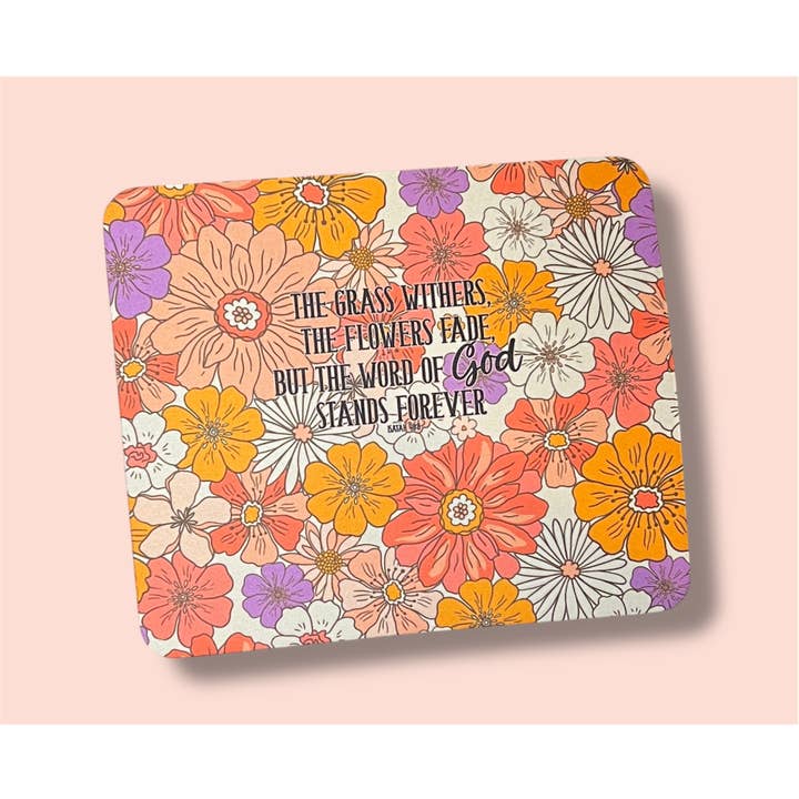 Tappetino per mouse con la Parola di Dio, Tappetino per mouse cristiano, Regali di fede per la vendita all'ingrosso da parte di Shop Praise Creations