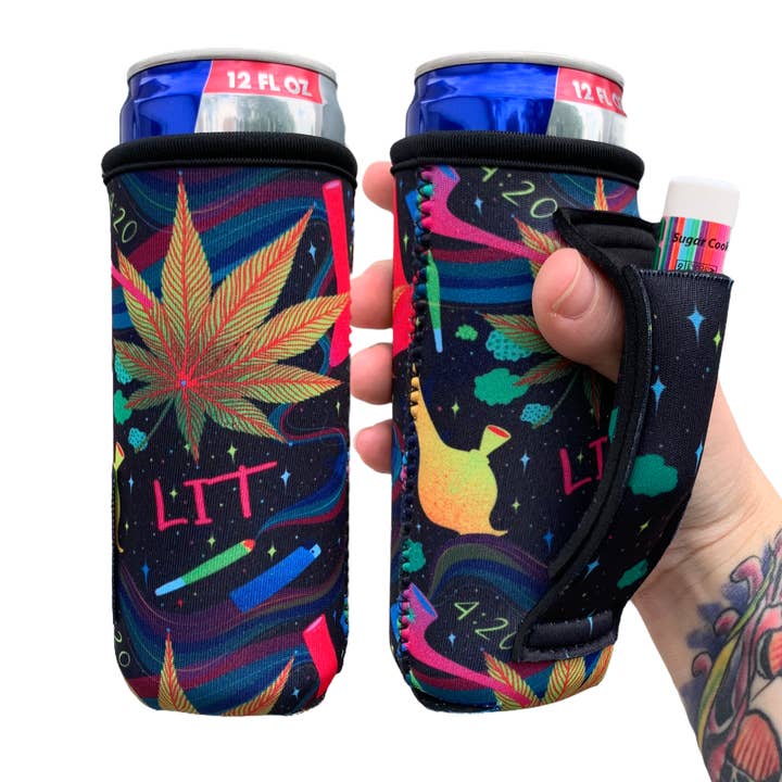 420 12oz Slim Can Handler™ for wholesale by Drink Handlers