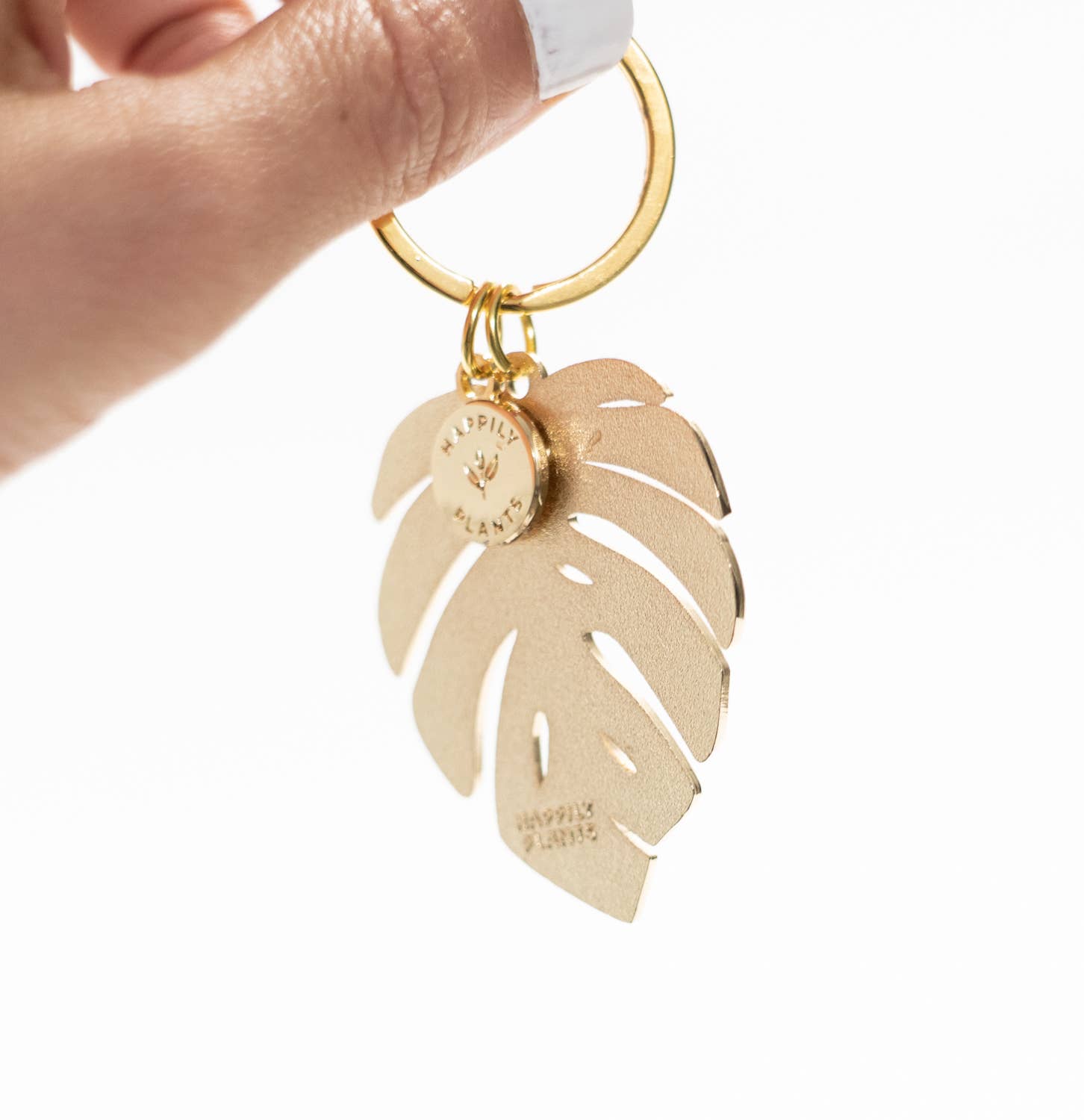 Happily Plants - Wholesale Keychain - Unisex - Monstera Albo Keychain & Bag Charm, Plant Keychain Gifts10