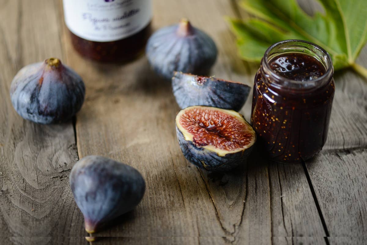 La Cour d'Orgères - Wholesale Jam/Jelly - Figs and violets jam from Provence 250g1