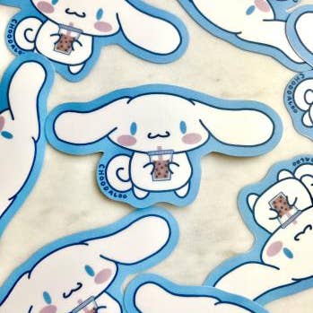 Choodaloo - Wholesale Sticker - Cinnamoroll Boba Sticker - Cinnamoroll Sticker