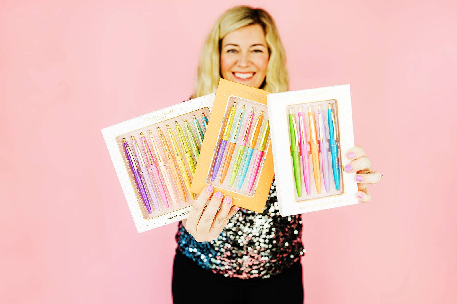 Taylor Elliott Designs - Wholesale Pen - Pen Set - Motivational - Asst Colors - 10 Piece Set4