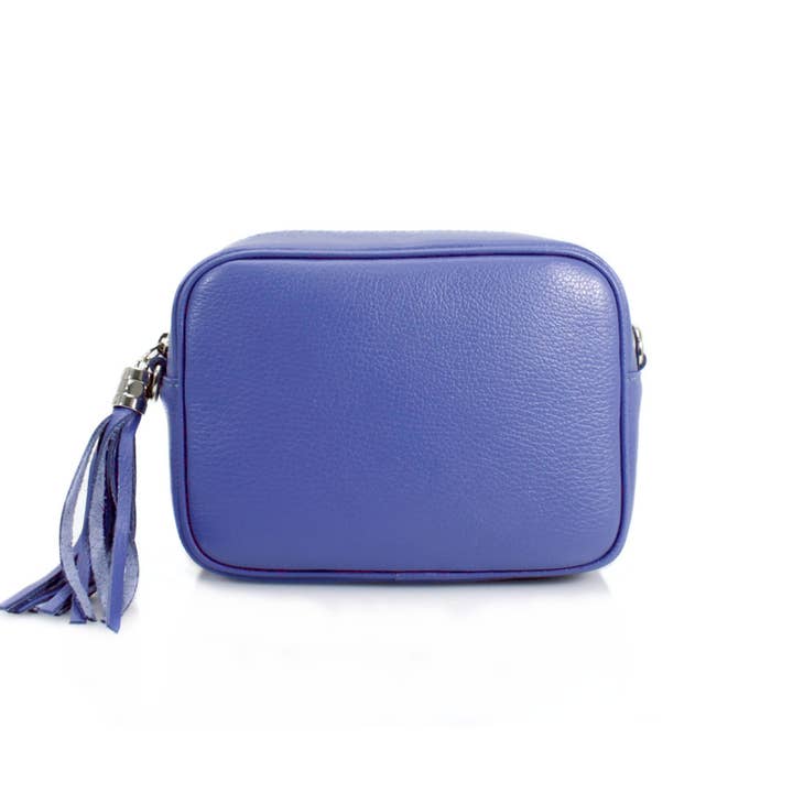 Ellas Trading - Wholesale Crossbody Bag - Women's - Italian Leather Camera Crossbody Bag with Tassel Charm21