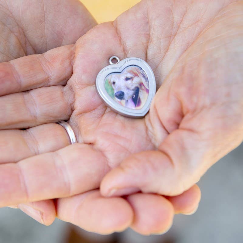 The Grandparent Gift Co. Inc. – wholesale Ornament – Pawprints Left By You Pet Photo Memorial Ornament 6091-PH2